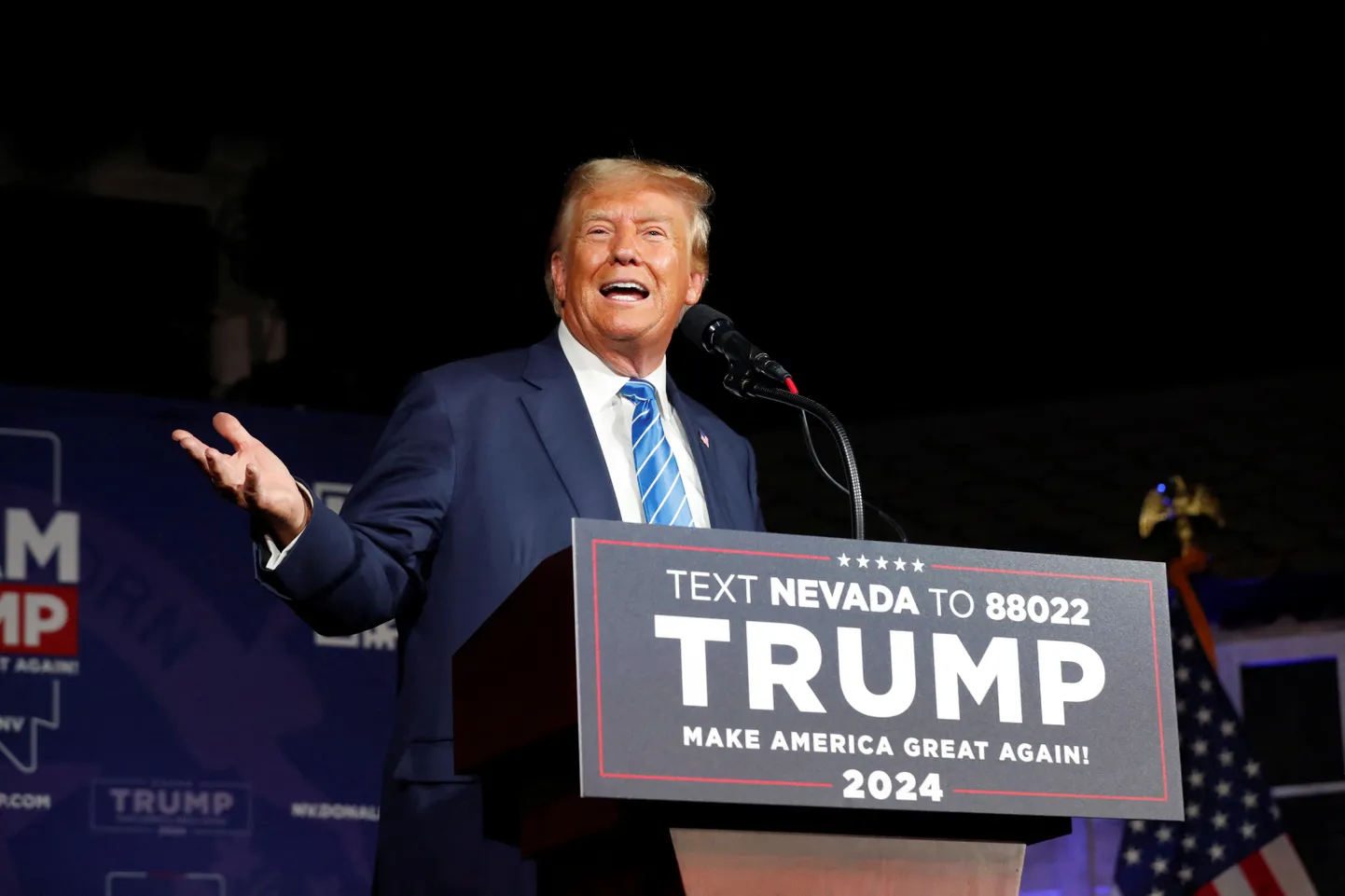USA ekspresident Donald Trump. Foto on illustratiivne.