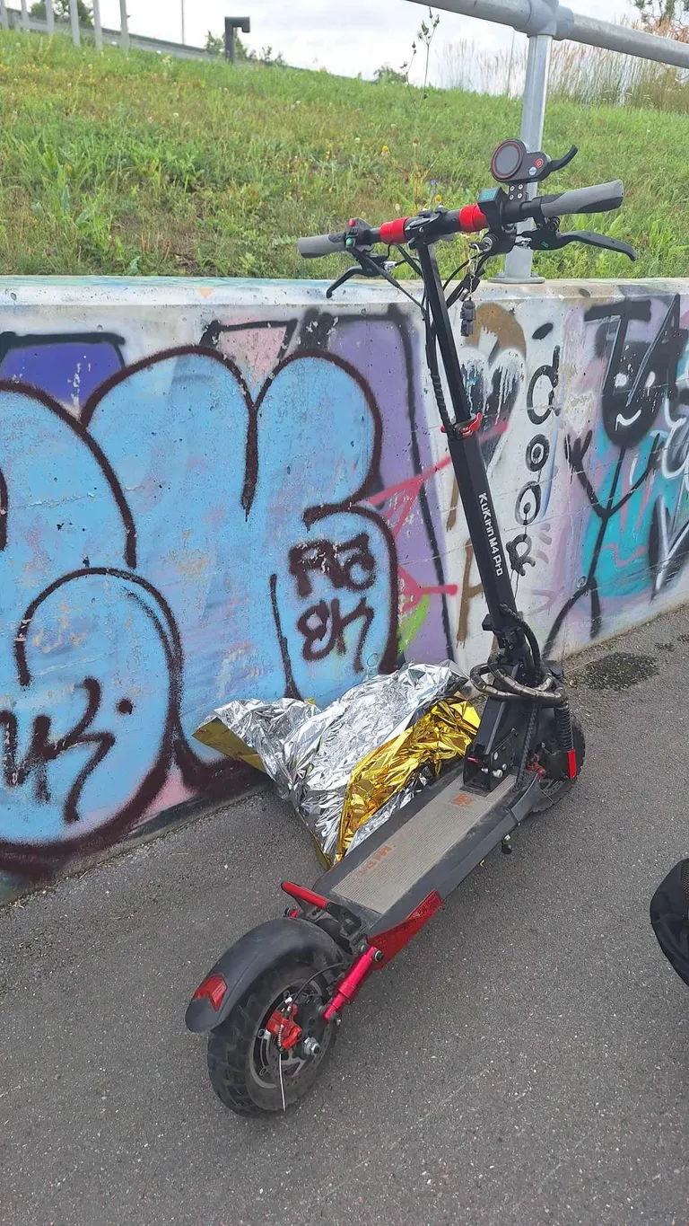 Õnnetusse sattunud kergliikur.