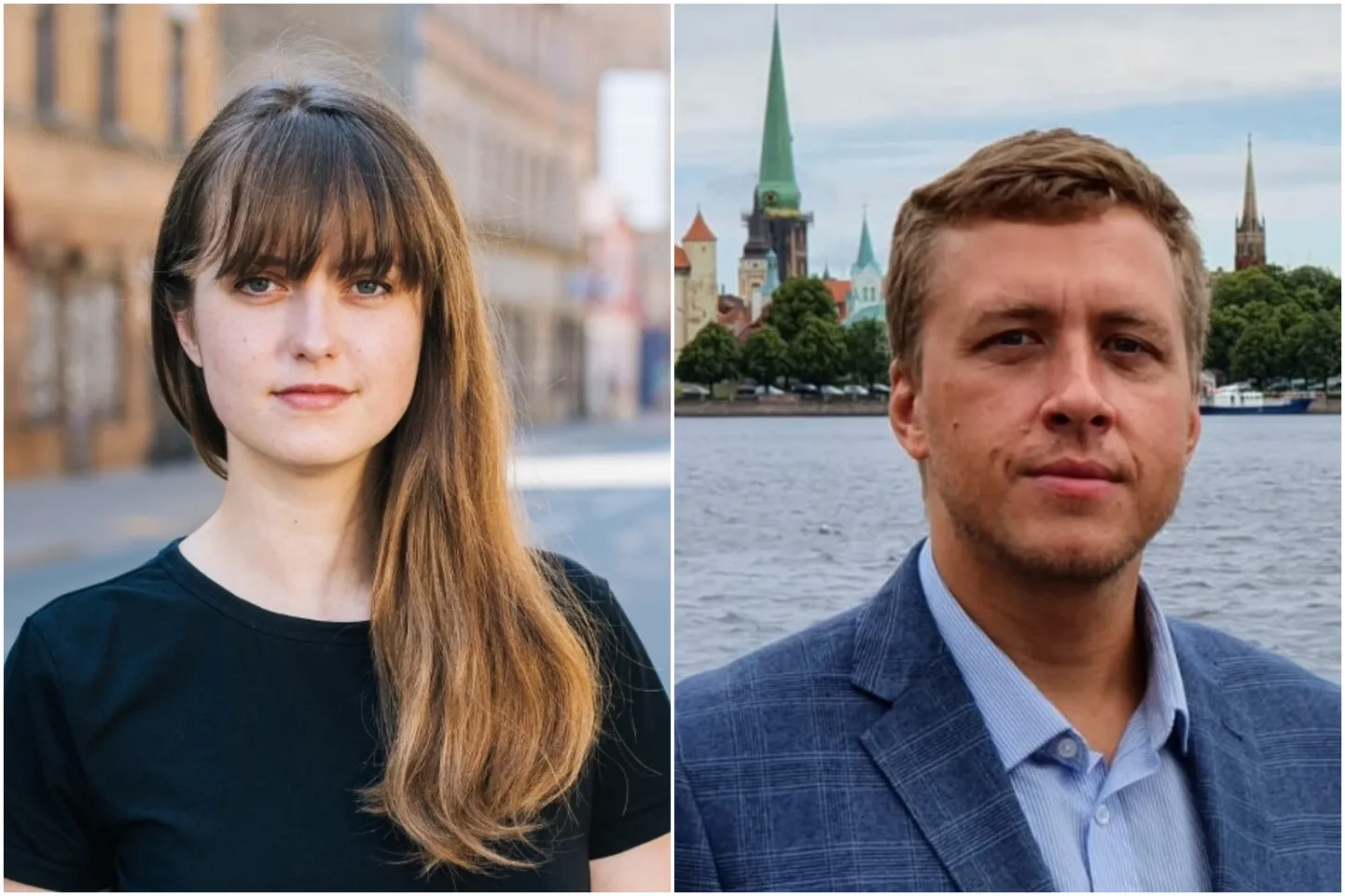 Justīne Panteļējeva un Miroslavs Kodis