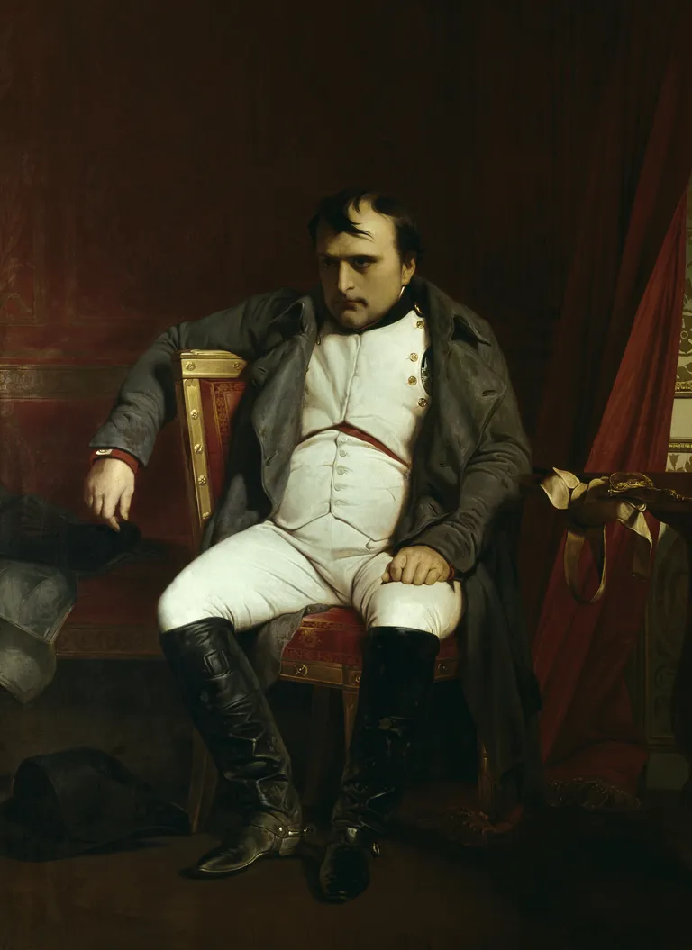 Maal, millel on Napoleon 1814. aastal Fontainebleau lossis.