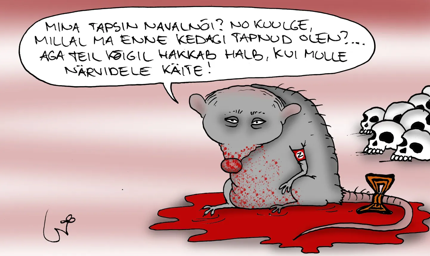 Urmas Nemvalts joonistab.