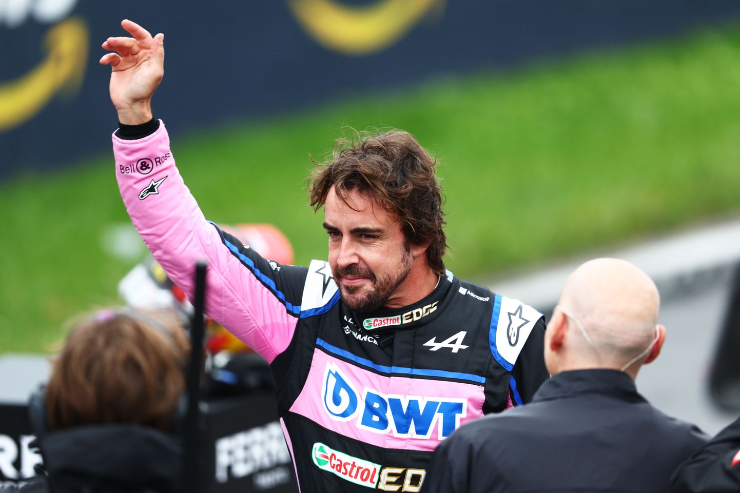 Pirmās formulas spāņu braucējs Fernando Alonso.