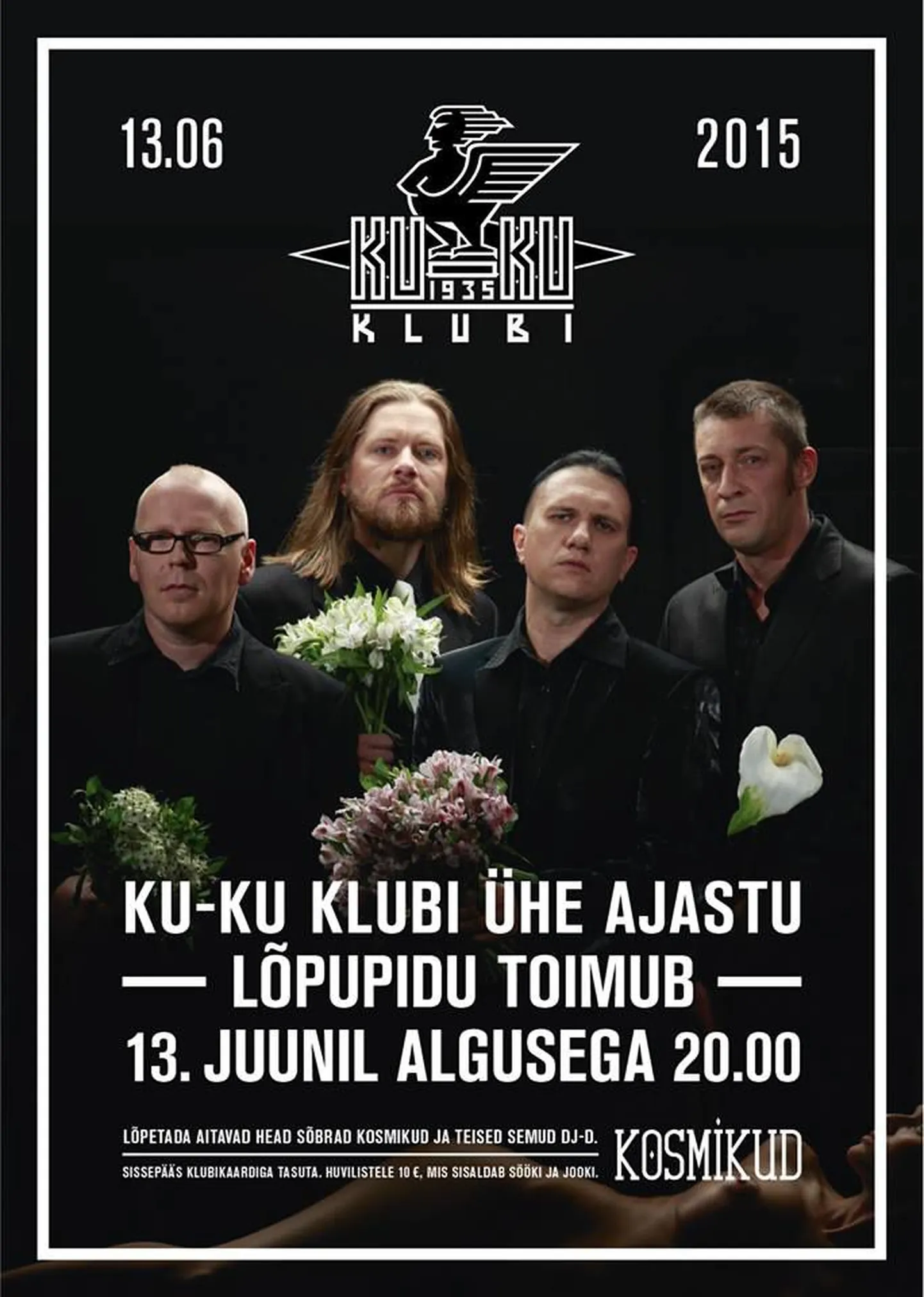 Ku-Ku Klubi Ühe ajastu Lõpupidu! - KOSMIKUD