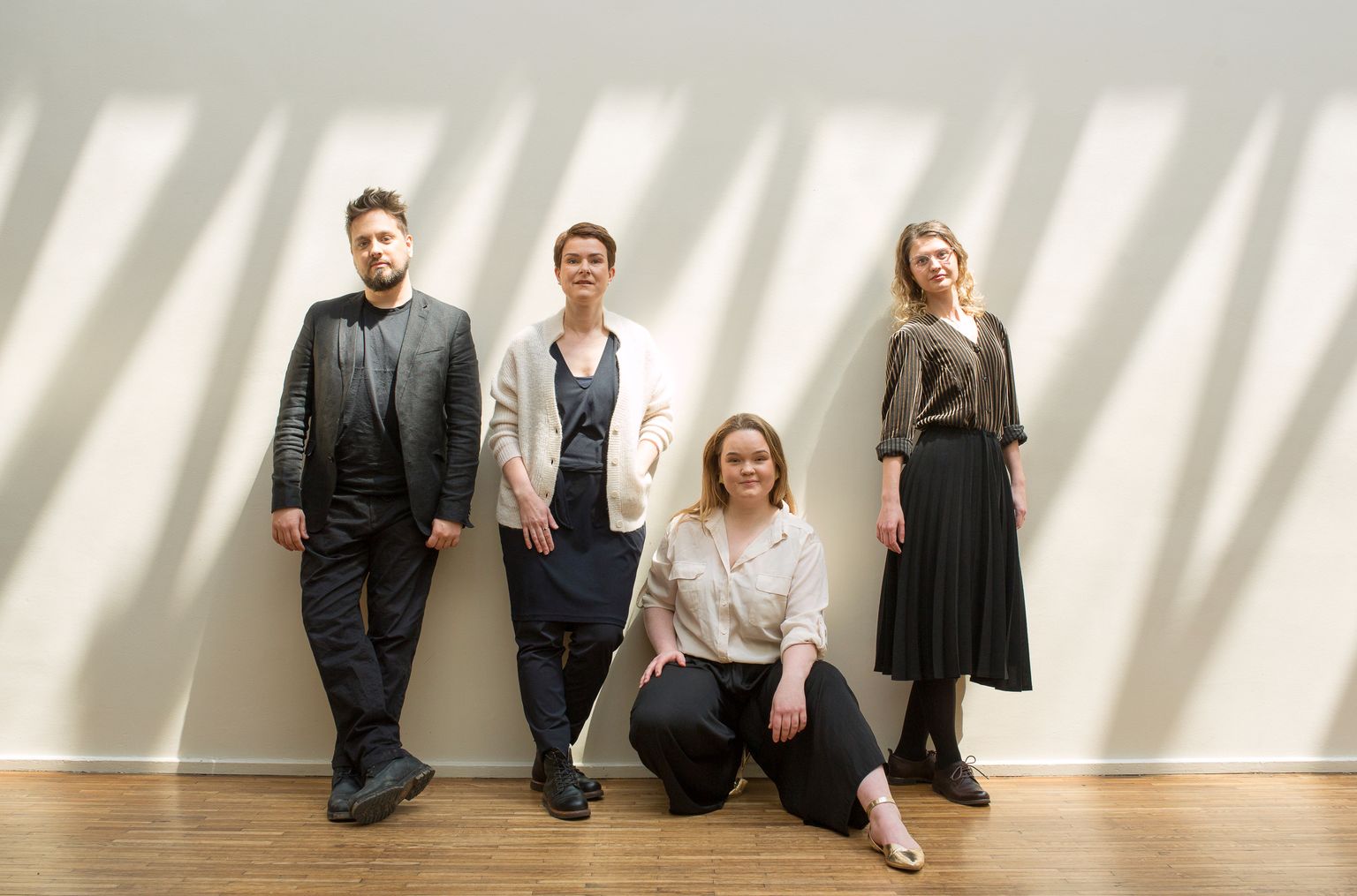 Paide teatri koosseis: dramaturg Mart-Matteus Kampus, produtsent Triin Kordemets, kunstiline juht Mariliis Peterson ja kommunikatsiooni abijõud Marita Kutsar.