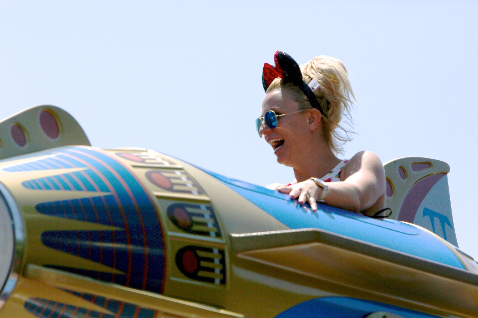 Britney Spears lustis 4. juulil poegadega Disneylandis