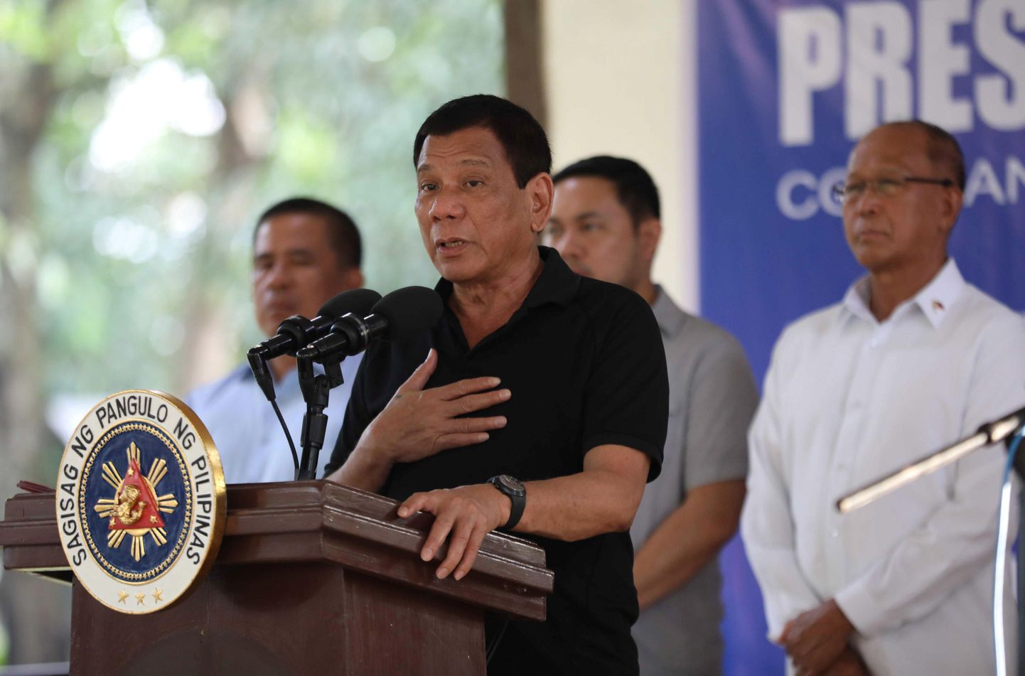 Filipiinide president Rodrigo Duterte.