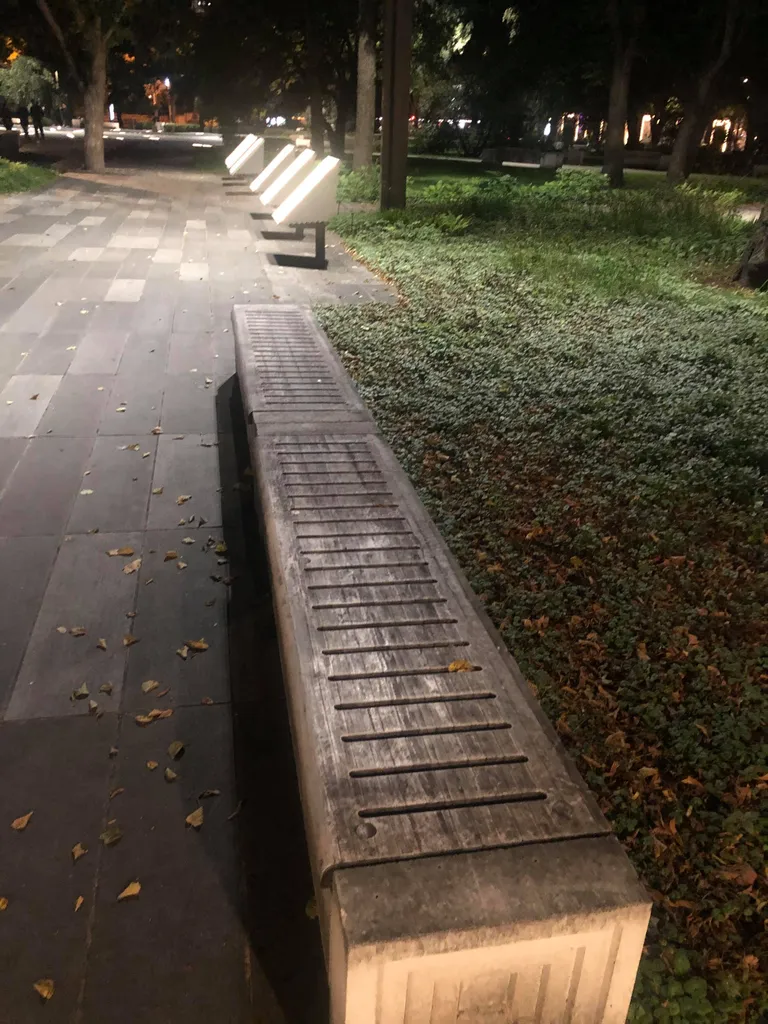 Скамейки в парке Таммсааре