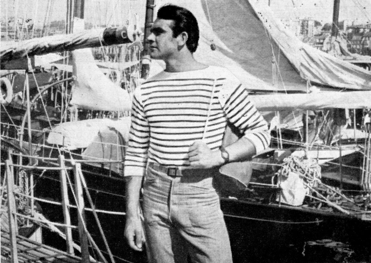 Sean Connery 1957. aastal meesterõivaste modellina