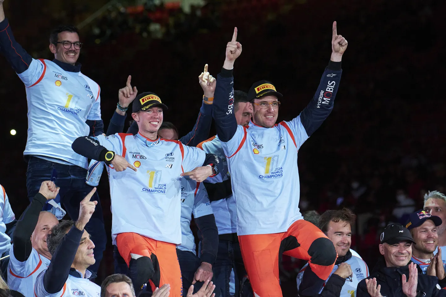 Martijn Wydaeghe ja Thierry Neuville.
