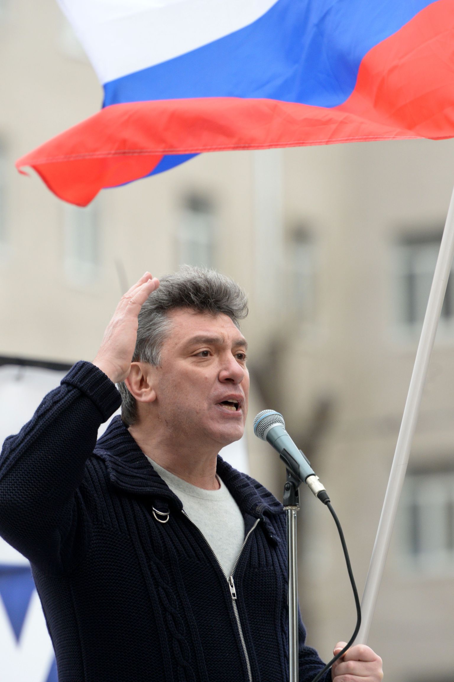 Boriss Nemtsov 2014. aastal meeleavaldusel.