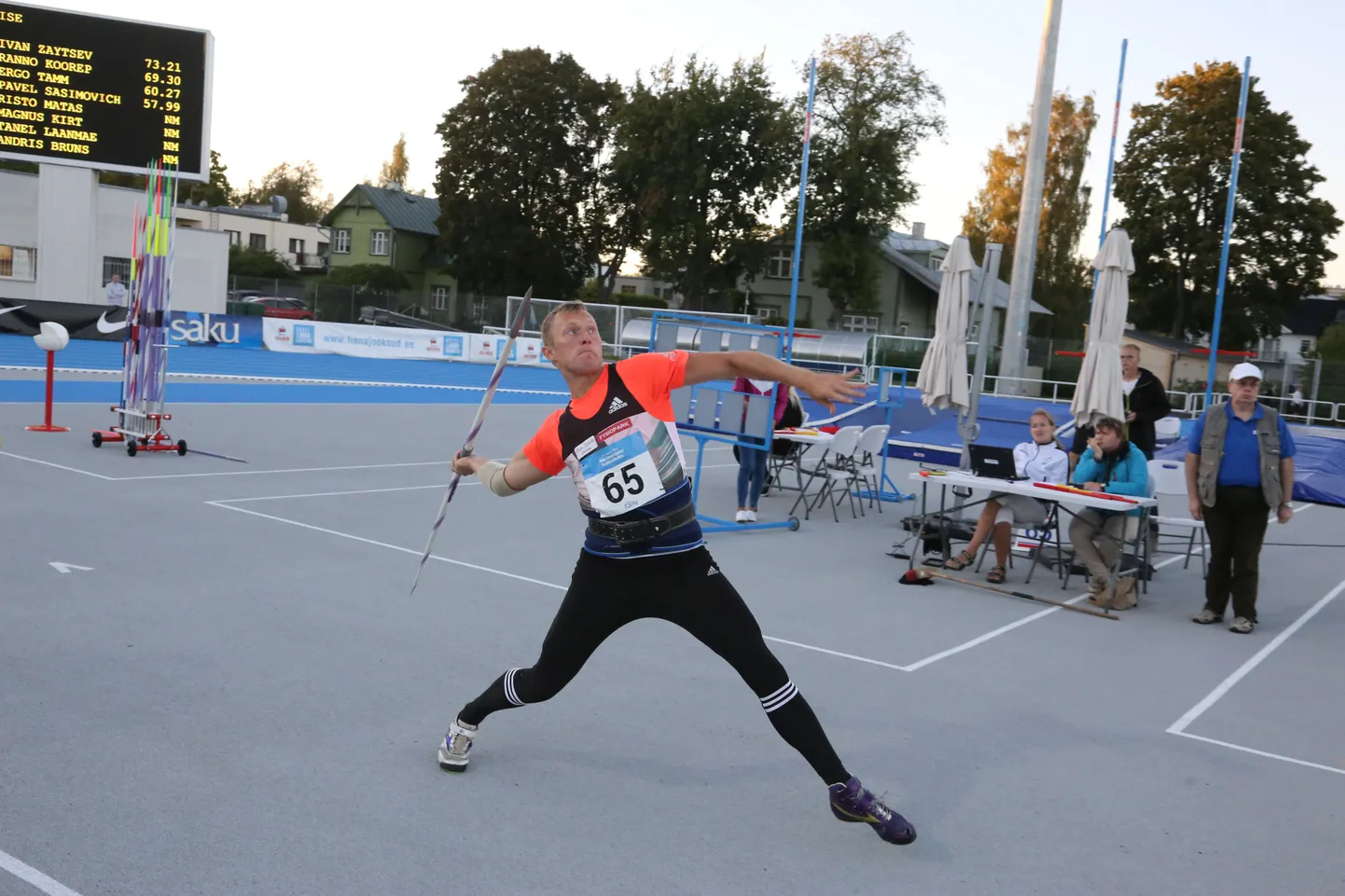Risto Mätas Pärnu kergejõustikuõhtul