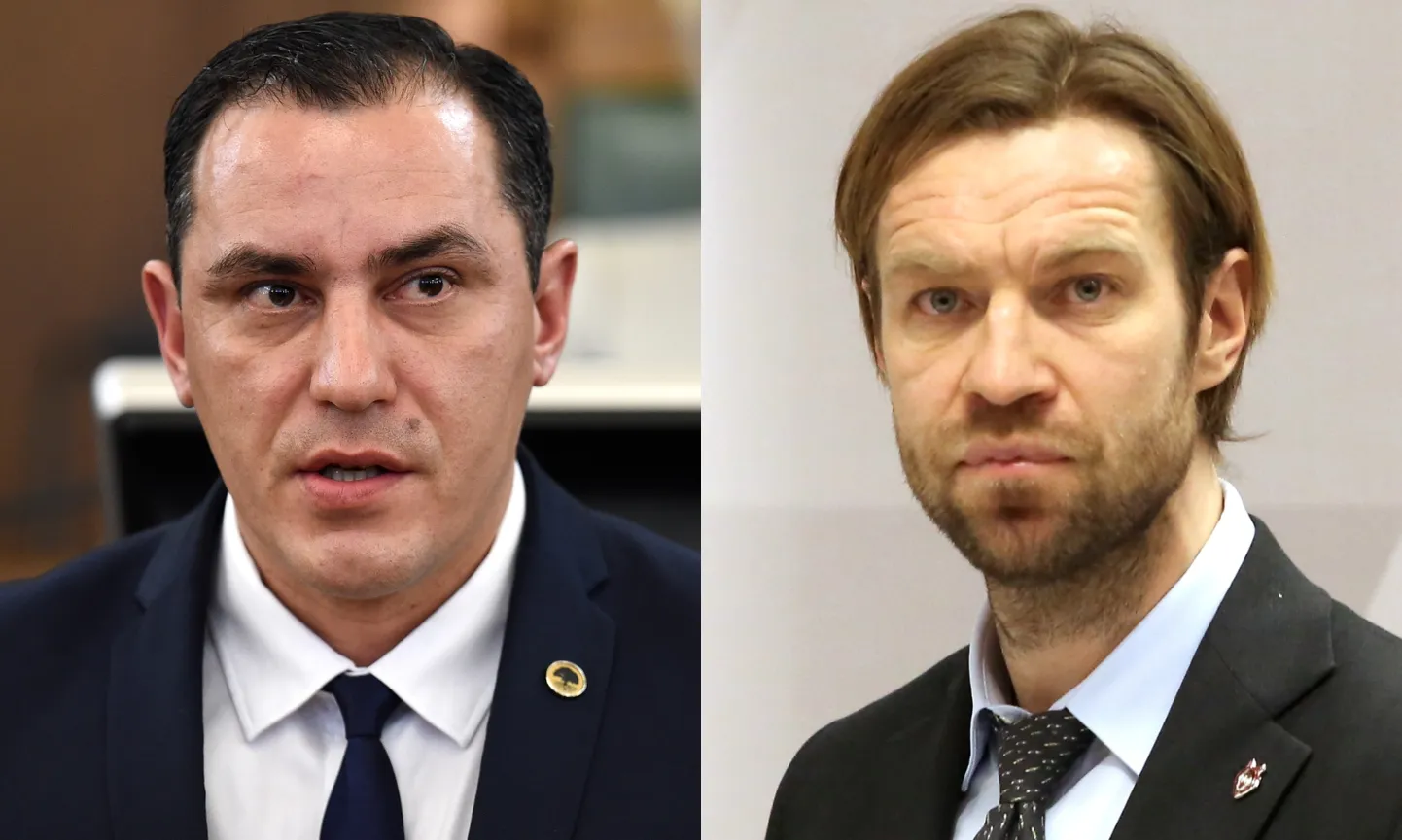Sandis Riekstiņš un Kapars Gorkšs