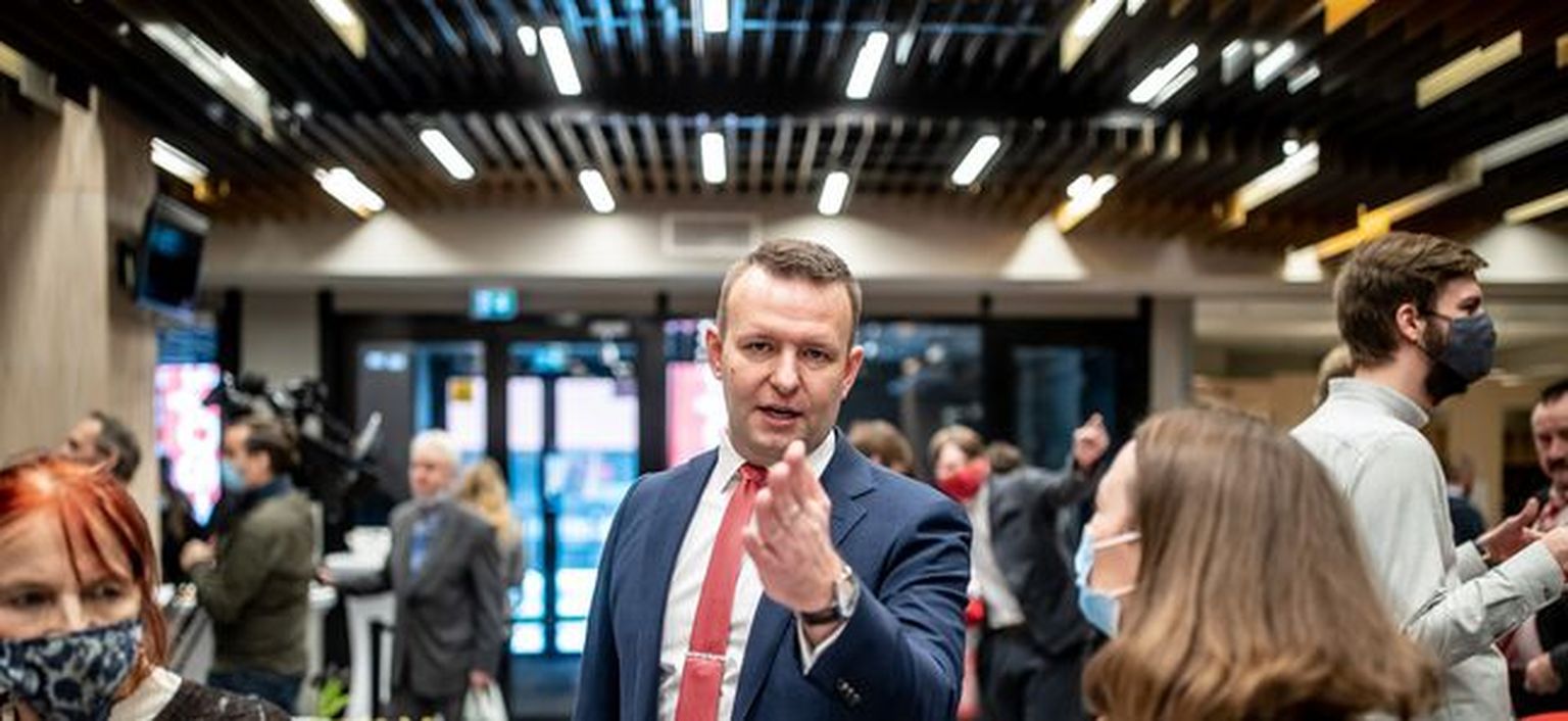 Sotsiaaldemokraatide uus juht Lauri Läänemets.