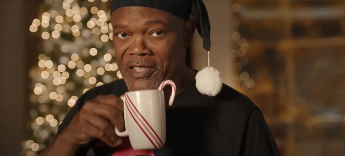 Samuel L. Jackson Capital One jõulureklaamis