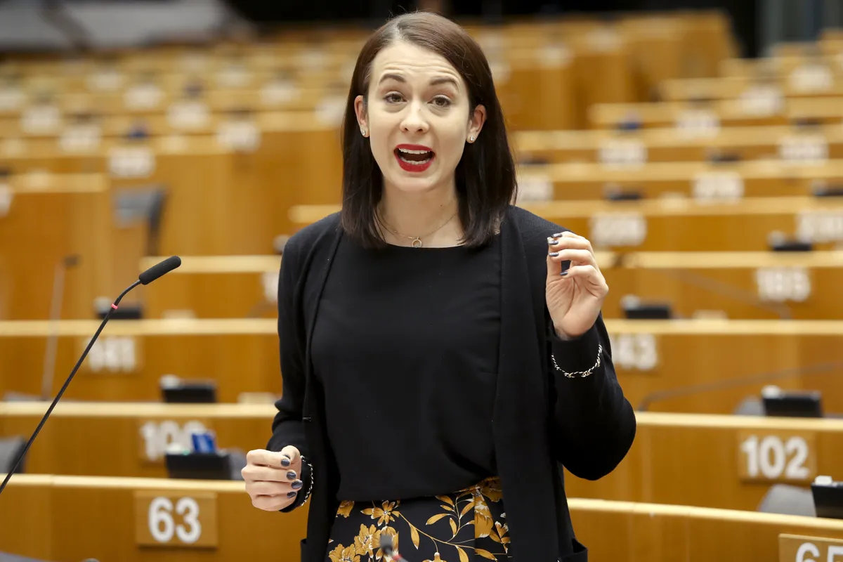 Ungari eurosaadik Katalin Cseh veebruaris koroonaviiruse arutelul.