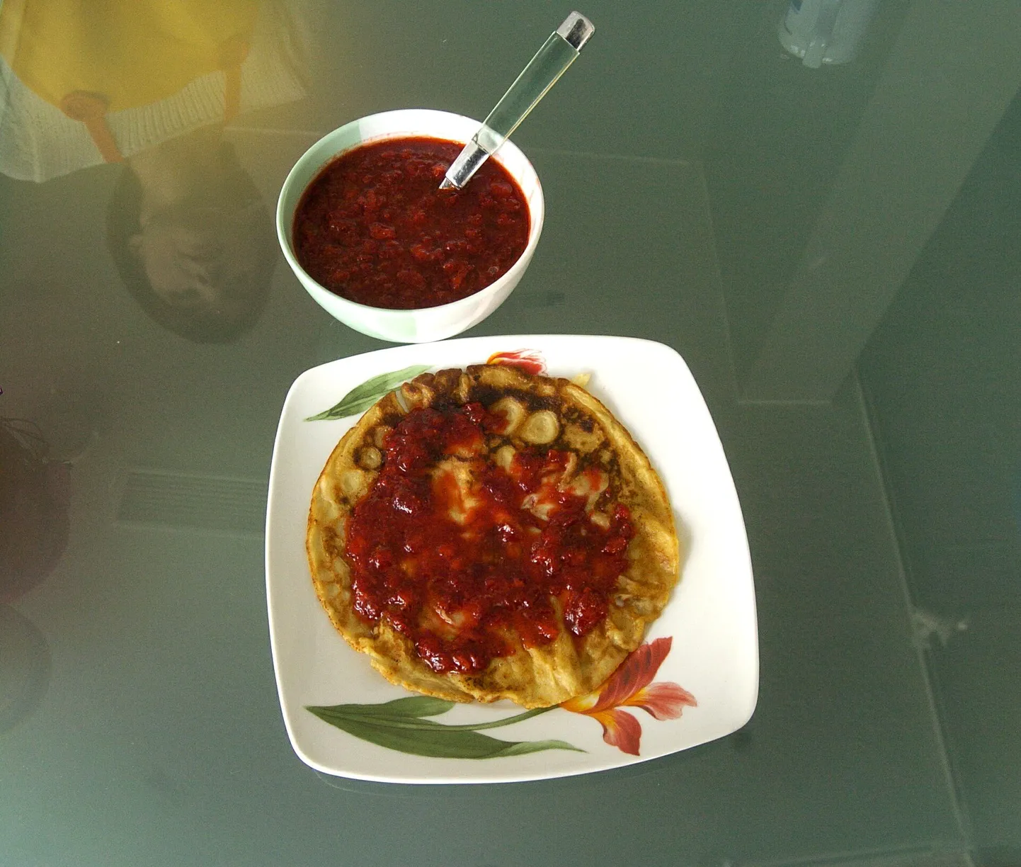 Pannkook maasikamoosiga maitseb paljudele.