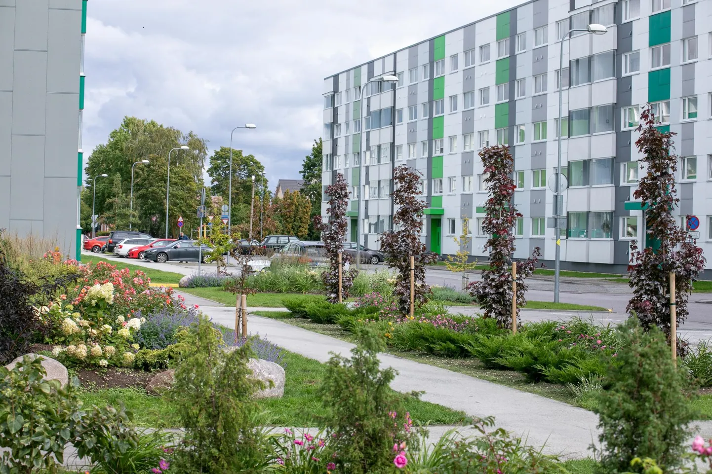 Rakvere Kungla 5 õueala kujundus jättis ukrainlastele sügava mulje.