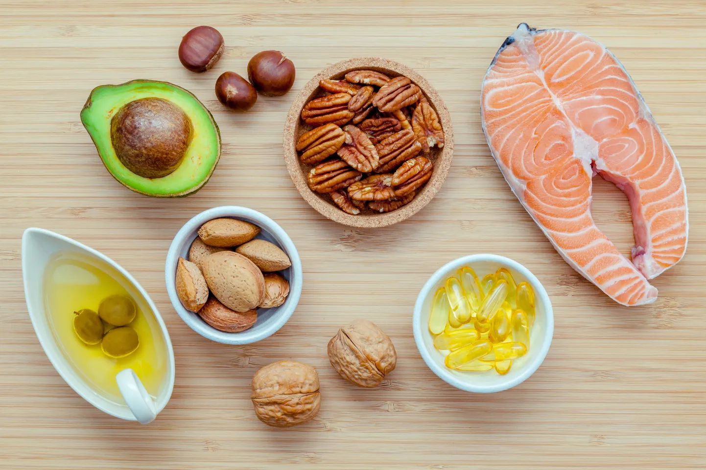 Toidud, milles on kasulikke oomega-3-rasvhappeid.