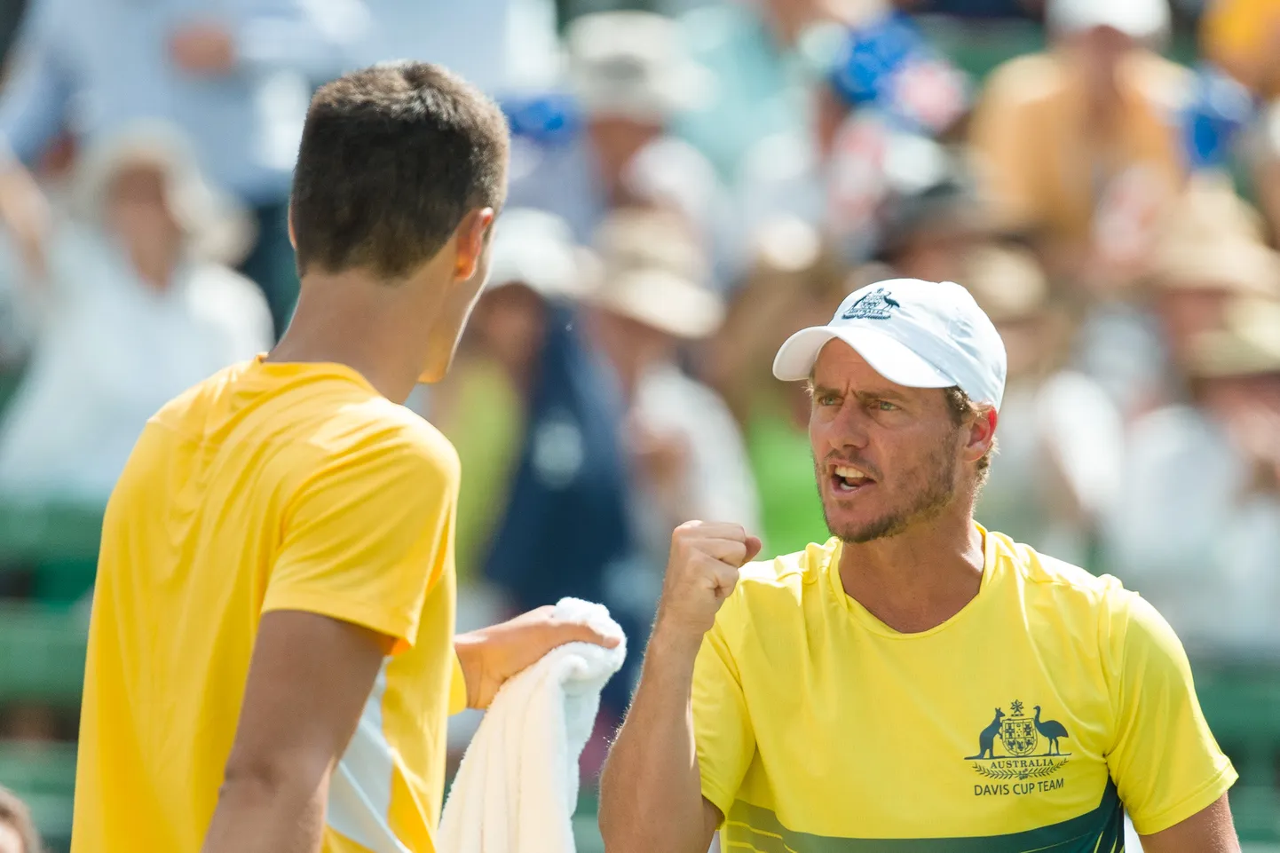 Veel kahe aasta eest võis Austraalia koondise kapten Lleyton Hewitt (paremal) Bernard Tomici mänguga rahul olla. Enam mitte.