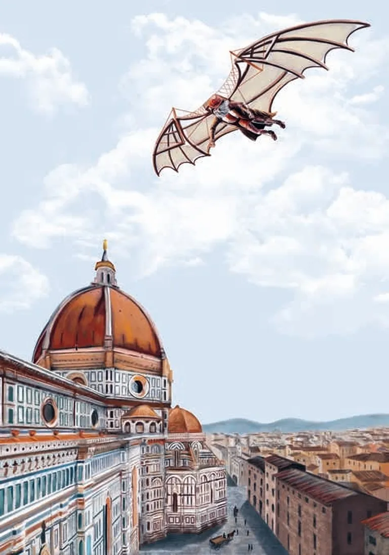 Illustratsioon raamatust «Lennud unes ja ilmsi».