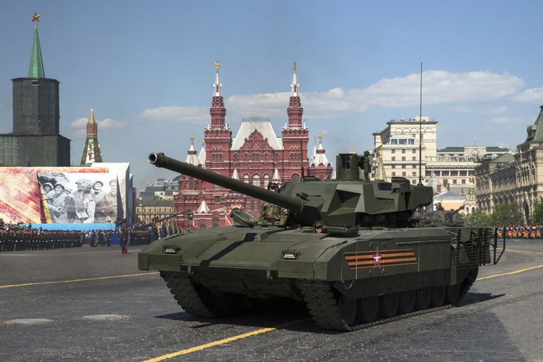 T-14 Armata tank. Foto: Pavel Golovkin/AP/Scanpix