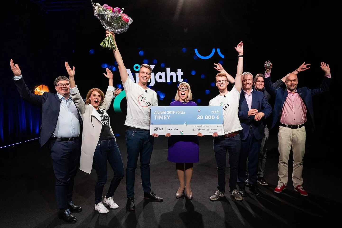 Eelmise hooaja Ajujahi võitja, Tallinna tehnikaülikooli keemiatudengite ettevõte Timey.