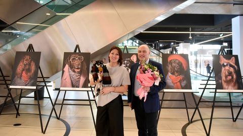 Līdz ar suņu modes foto izstādes atklāšanu, tirdzniecības centrs “Origo” kļūst suņiem draudzīgs!