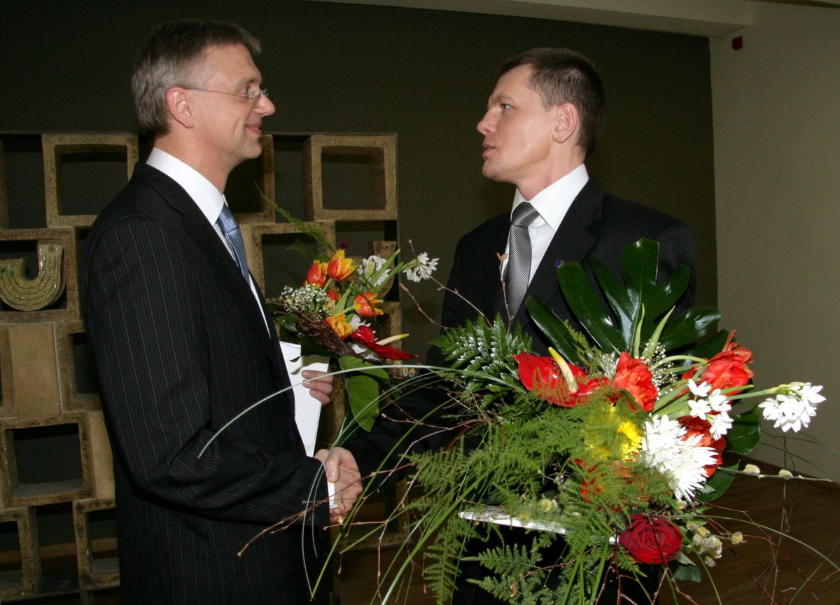 Кришьянис Кариньш и Эйнар Репше, 2007 год