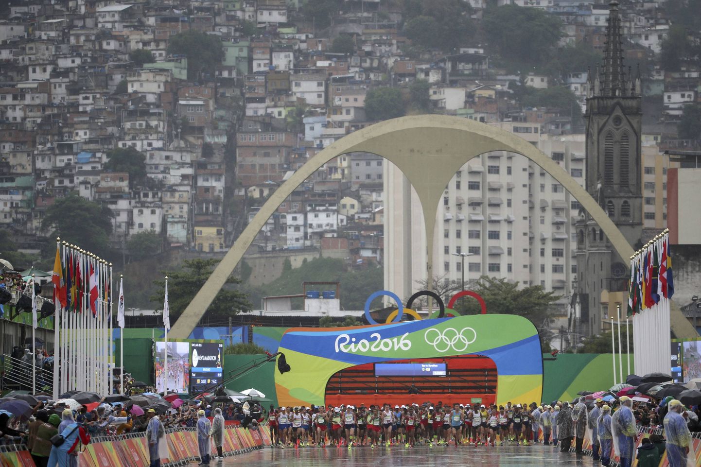2016. aasta Rio olümpiamängude maratoni start.