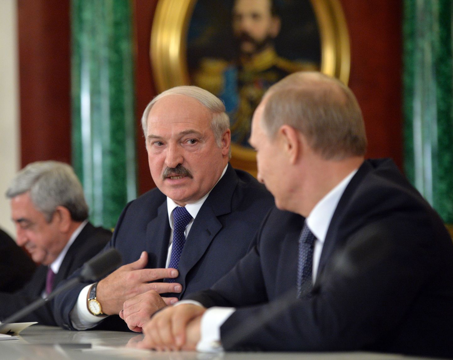 Aleksandr Lukašenko ja Vladimir Putin.
