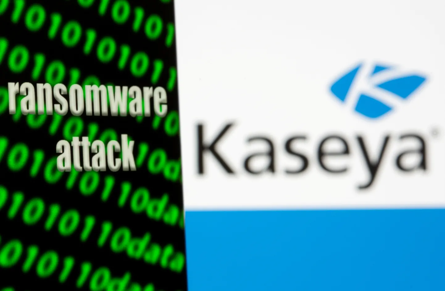 Kaseya logo. Foto on illustratiivne.
