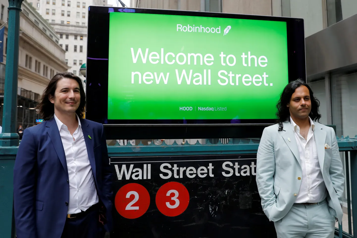 Algus oli ilus: Robinhoodi asutajad Vlad Tenev ja Baiju Bhatt suvel New Yorgis.