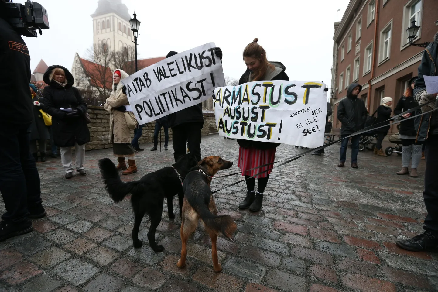 Rail Balticu vastane meeleavaldus