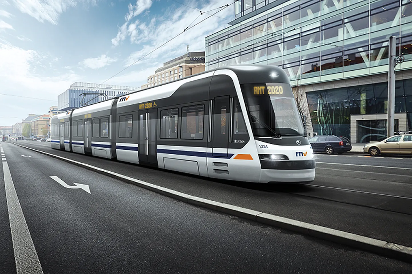 Škoda tramm.