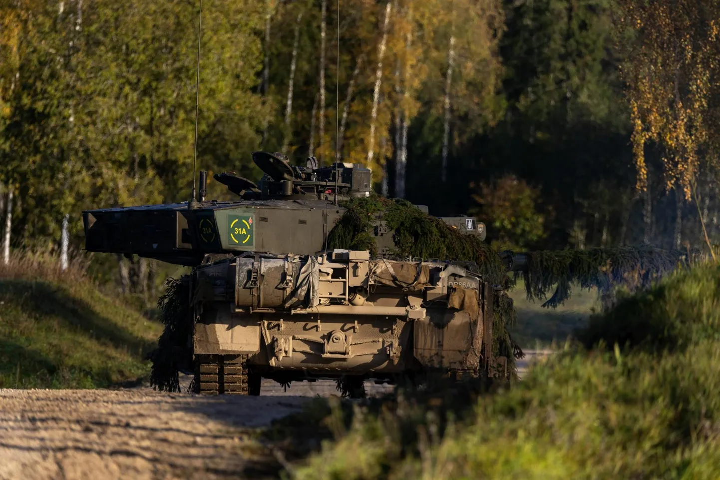 Tank keskpolügoonil.