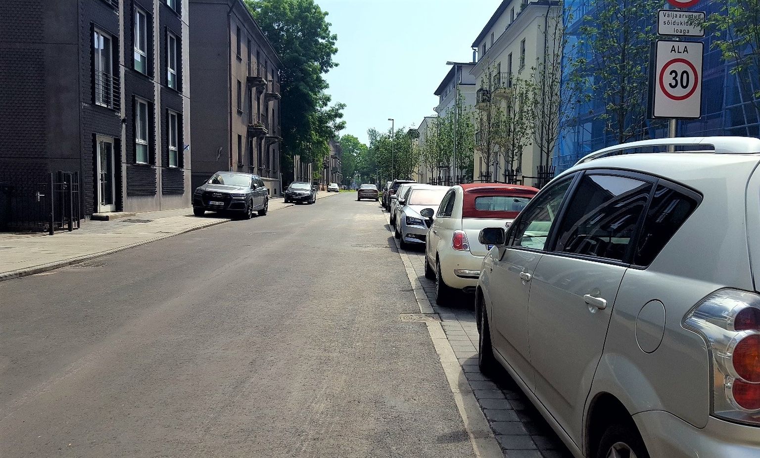 Улица Койду после ремонта