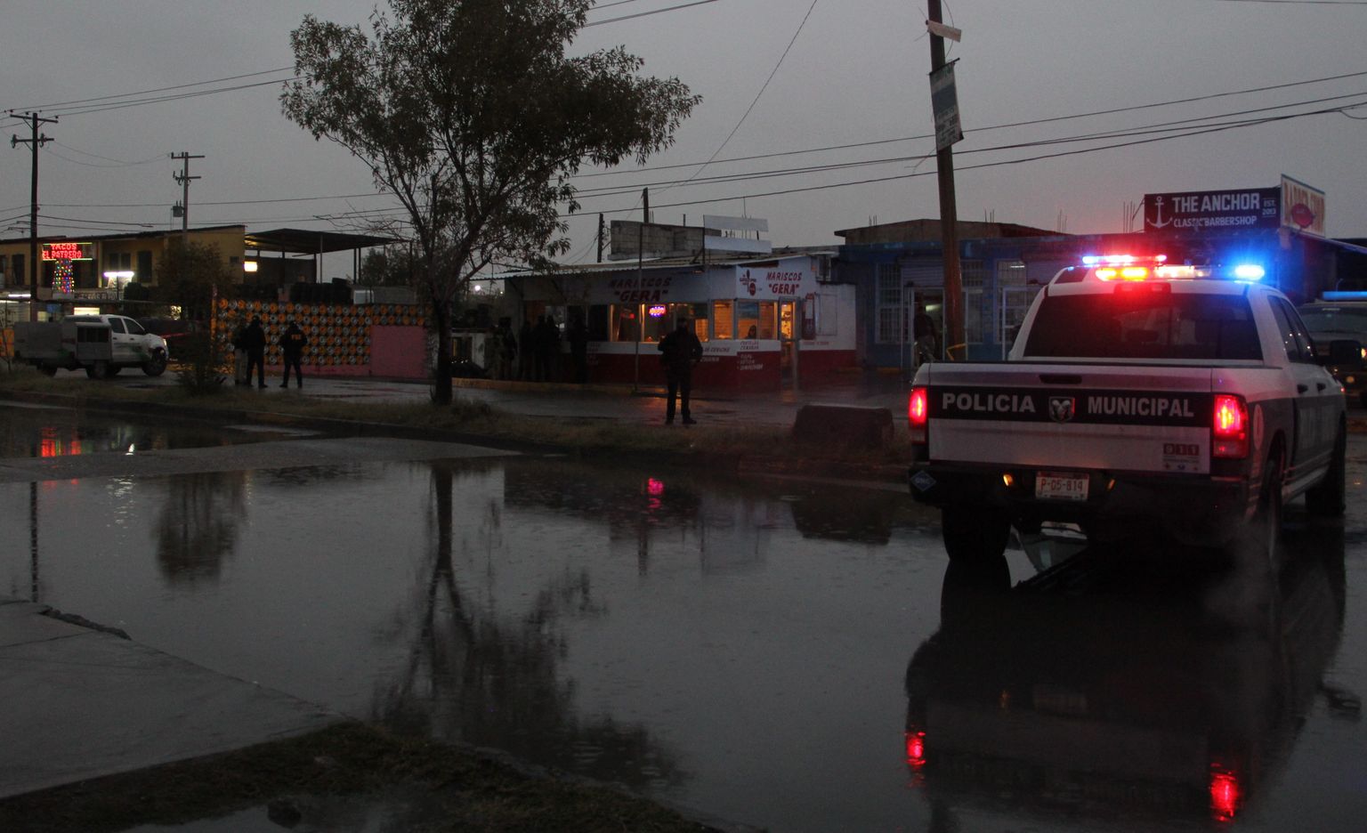 Ciudad Juarezi politsei järjekordses mõrvapaigas.