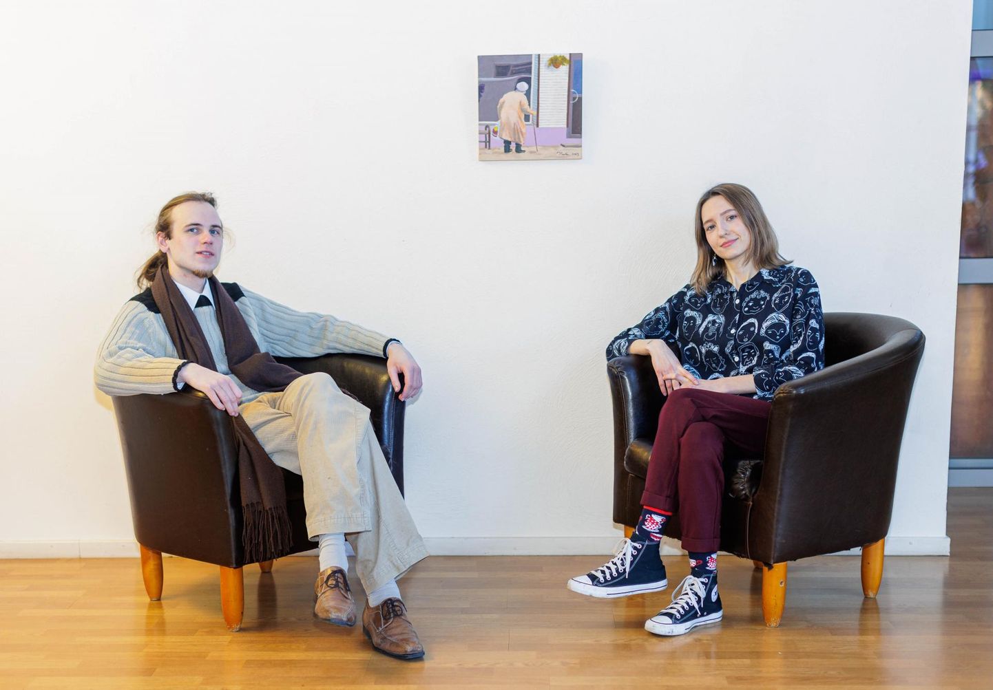 Hedi Kuhi ja Danel Ülper on oma maalidel elavaks muutnud Valgaga seotud mälestusi ja unistusi.