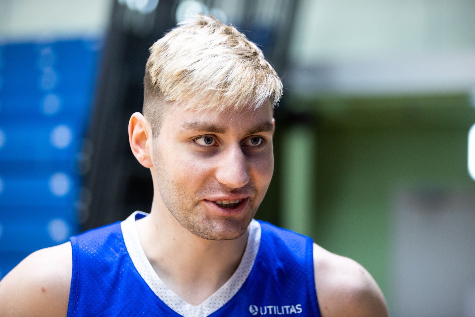 Eesti koondise korvpallur Kristian Kullamäe.