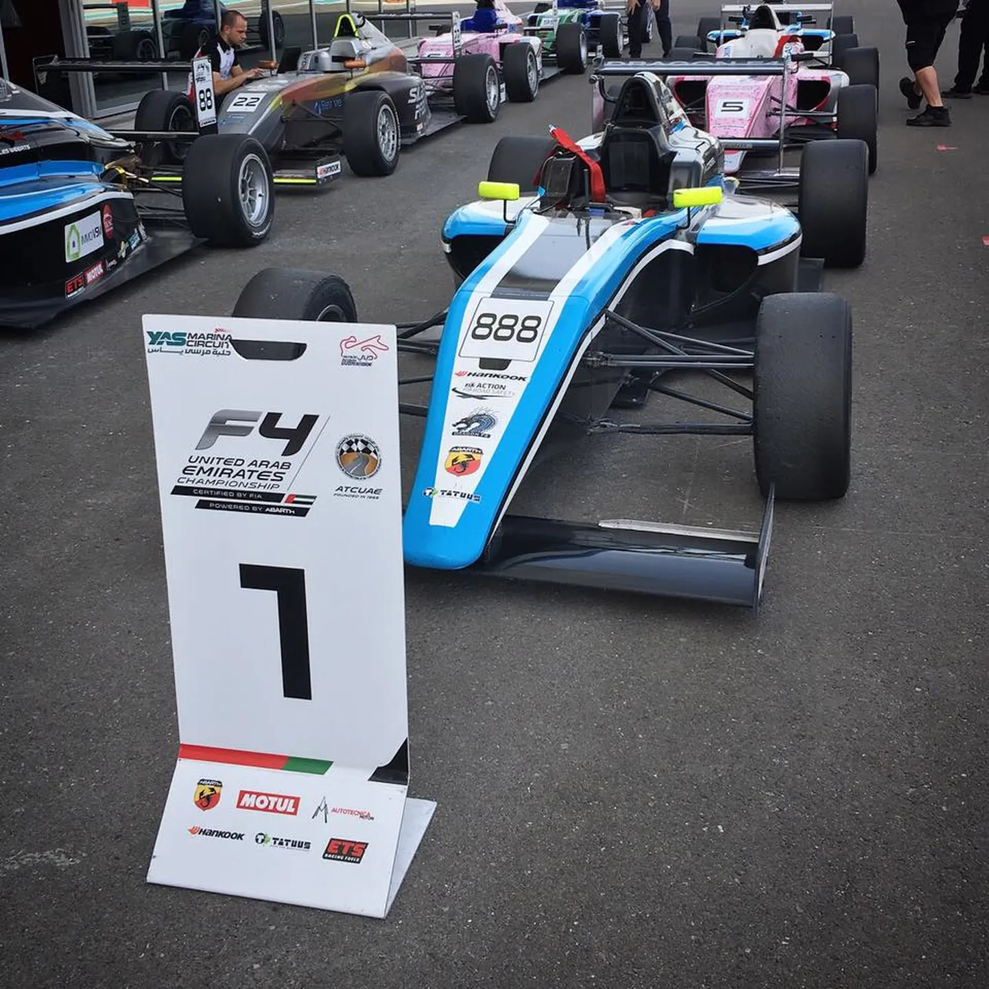David Schumacher tuli UAE F4-sarjas poodiumile