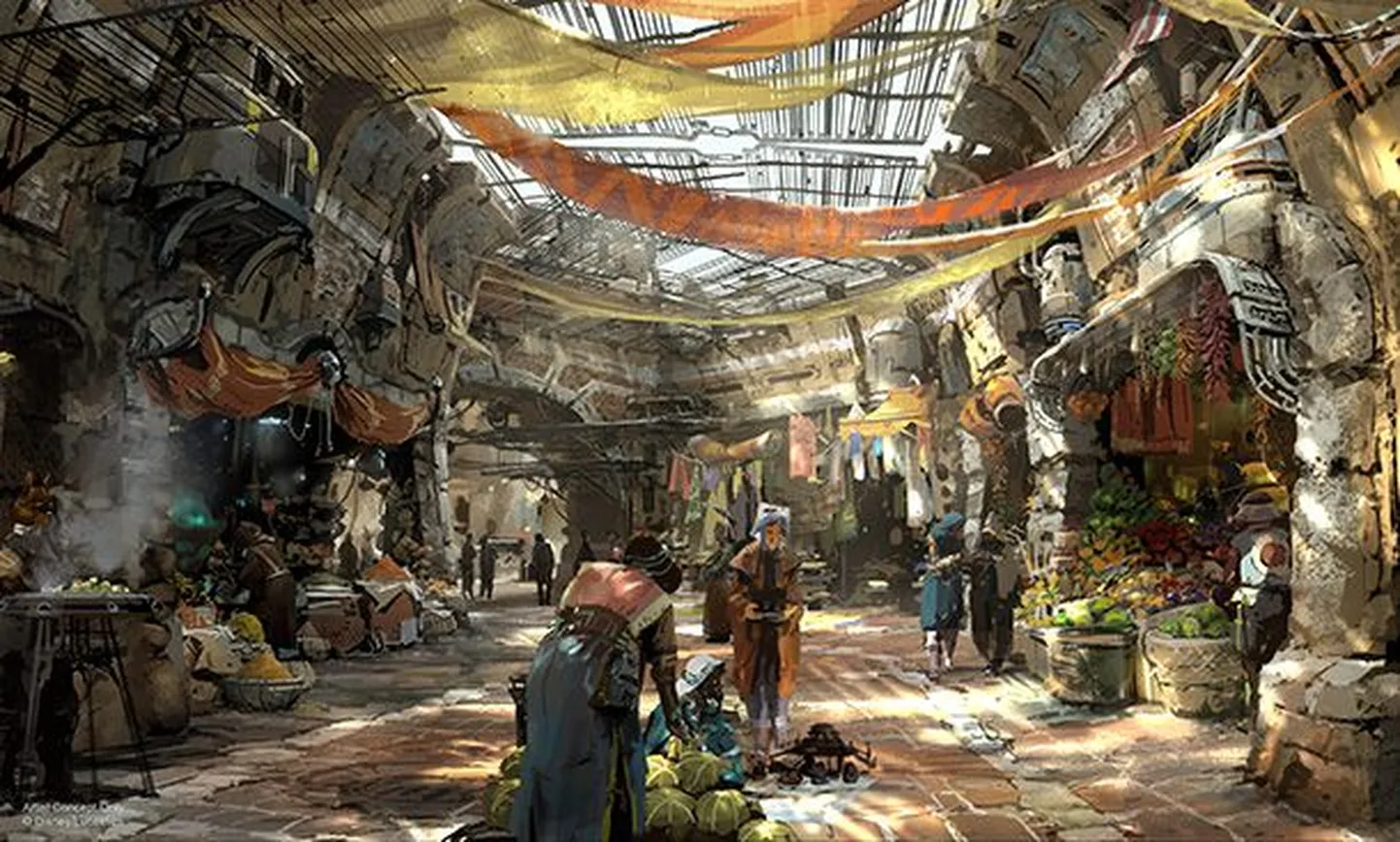 Disney Tähesõdade teemapark, kavand.