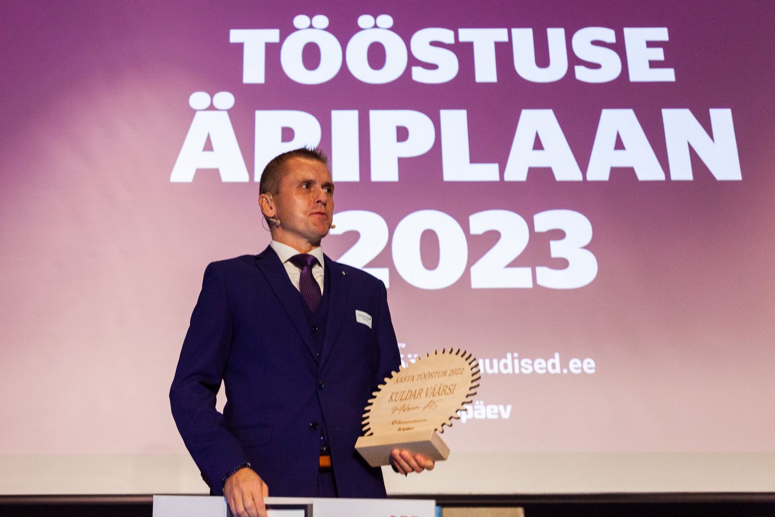 Aasta tööstur 2022 laureaat Kuldar Väärsi.
