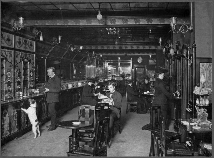 Postimees 1912. aastal: Restaurant-automat, kus ka naesterahvad käivad