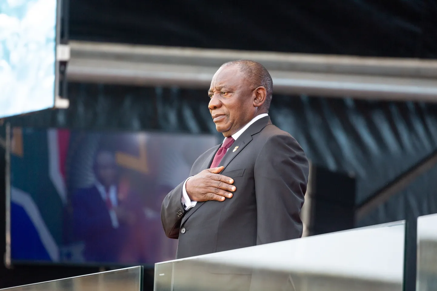 Lõuna-Aafrika Vabariigi president Cyril Ramaphosa.