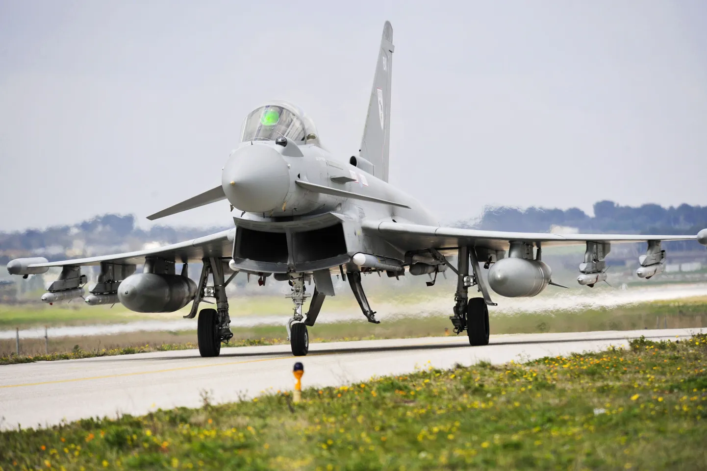 Briti õhujõudude hävituslennuk Typhoon