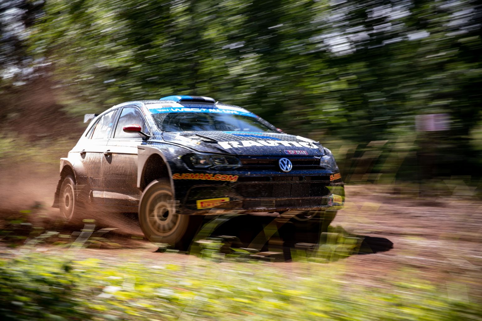 Egon Kaur Volkswagen Pologa Rally Estonial.