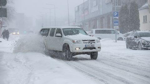 Во вторник в Эстонии прогнозируют снег, туман и гололед