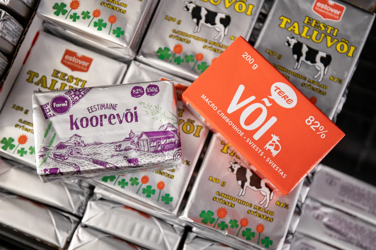 Erinevad võipakendid