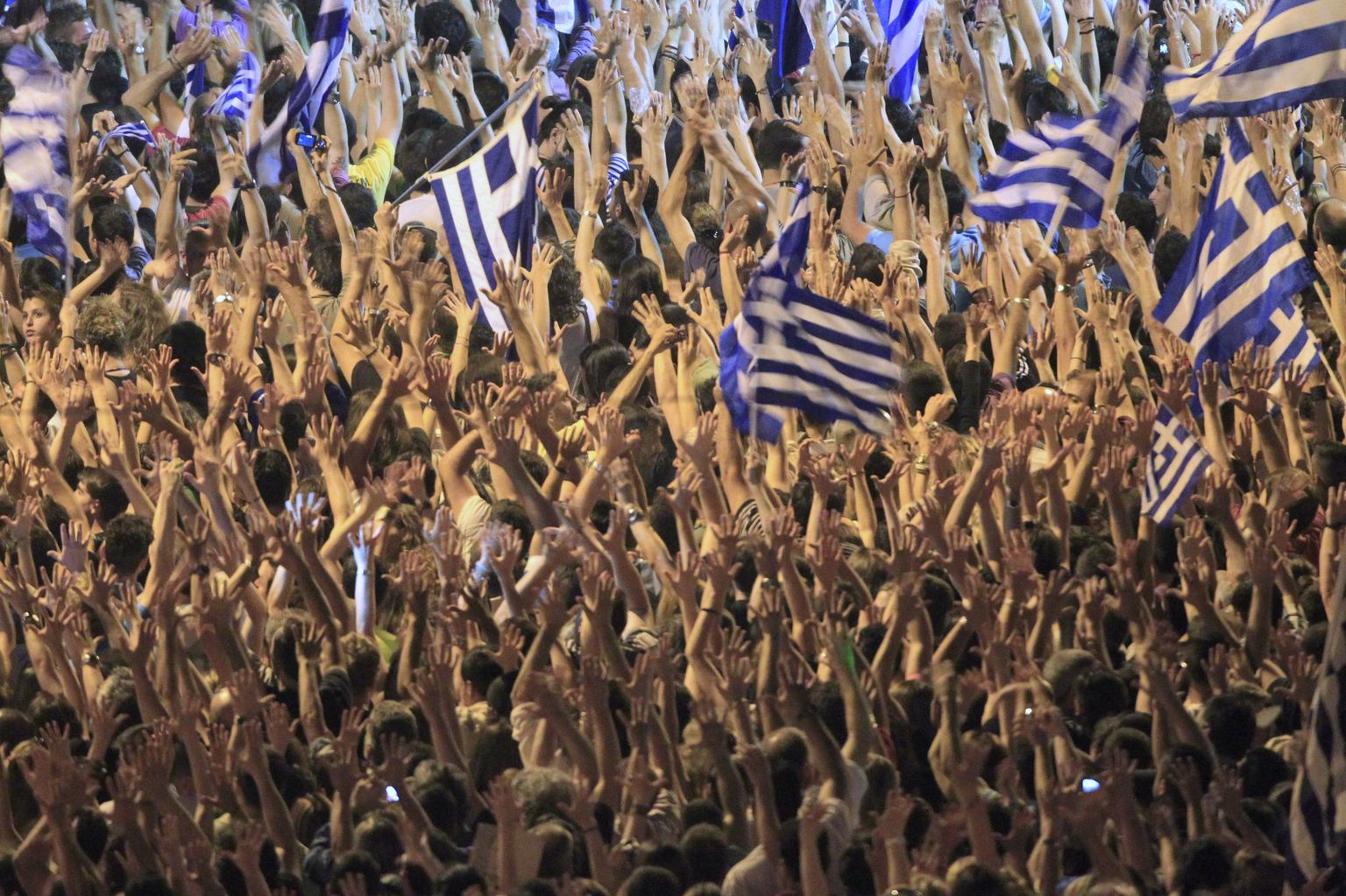 Enneolematud meeleavaldused Ateenas mõned aastad tagasi.