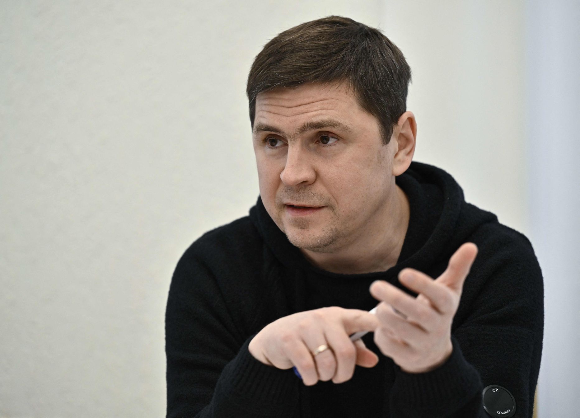 Ukrainas prezidenta biroja vadītāja padomnieks Mihailo Podoļaks.